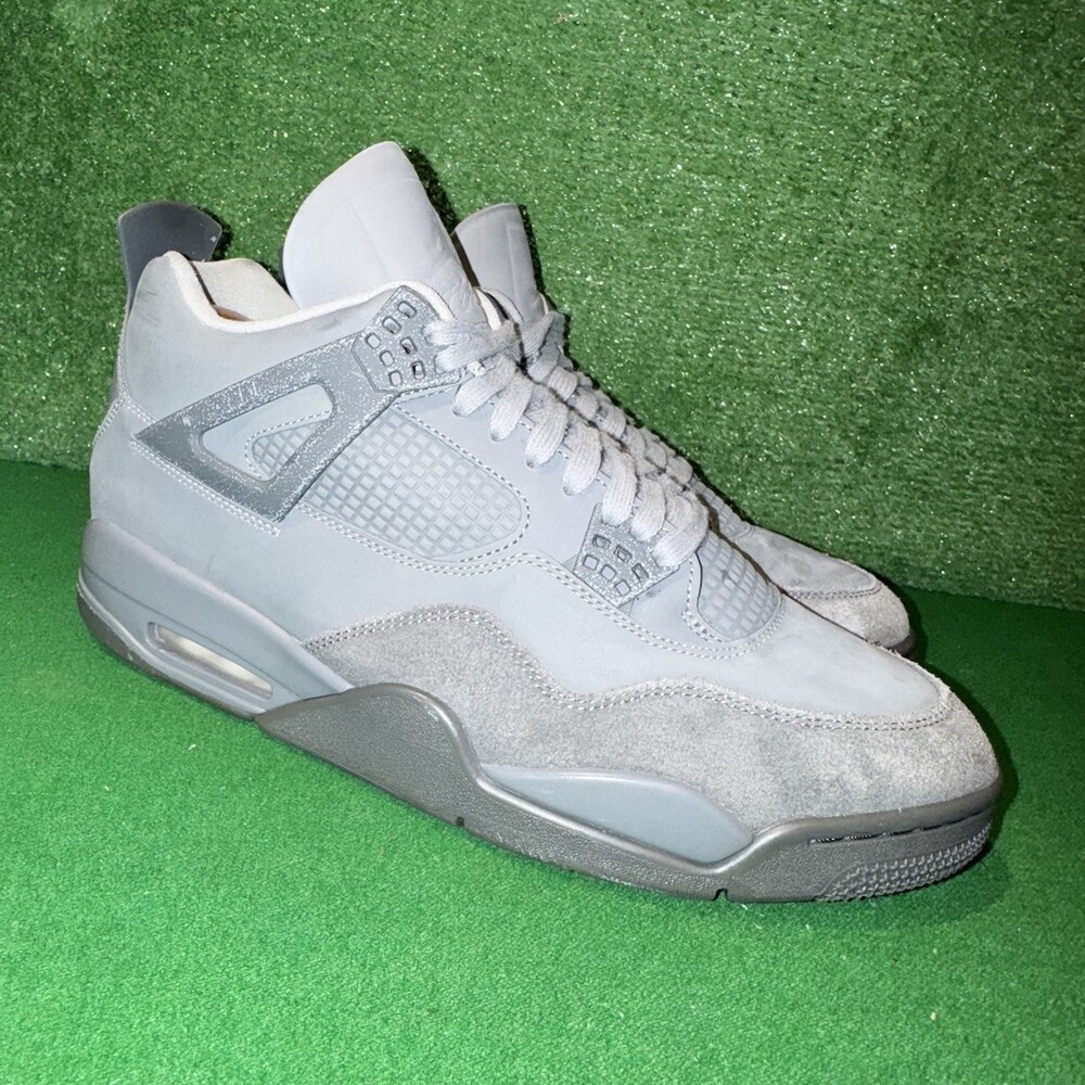 Nike Air Jordan 4 Retro Wet Cement Grey FQ7928-001 Men’s Size 12 - Picture 3 of 9